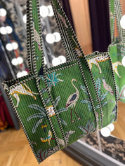 Safari Toile Print Bag