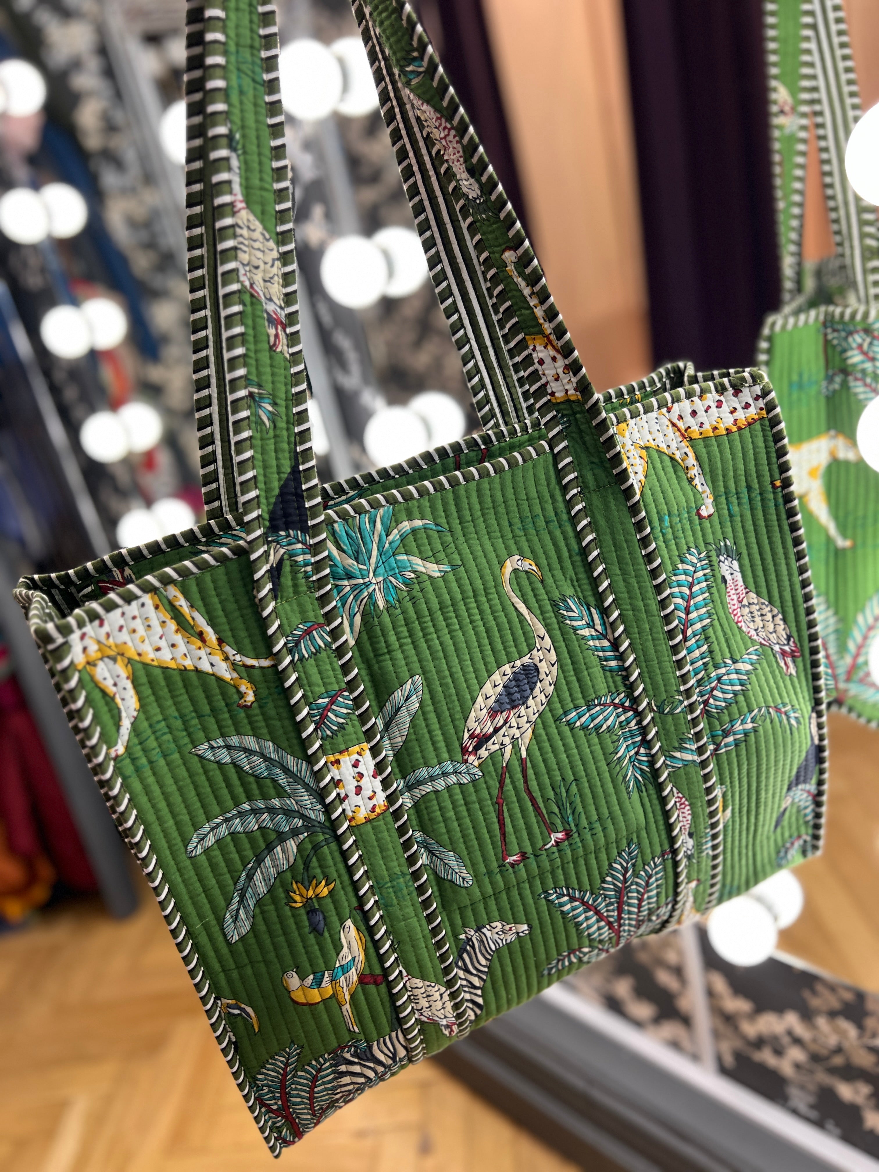 Safari Toile Print Bag