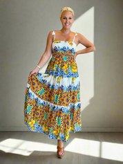 Majolica Luxe Sun-Dress