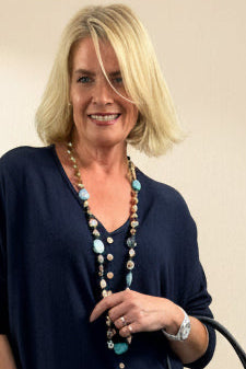 Batwing Button Light Knit