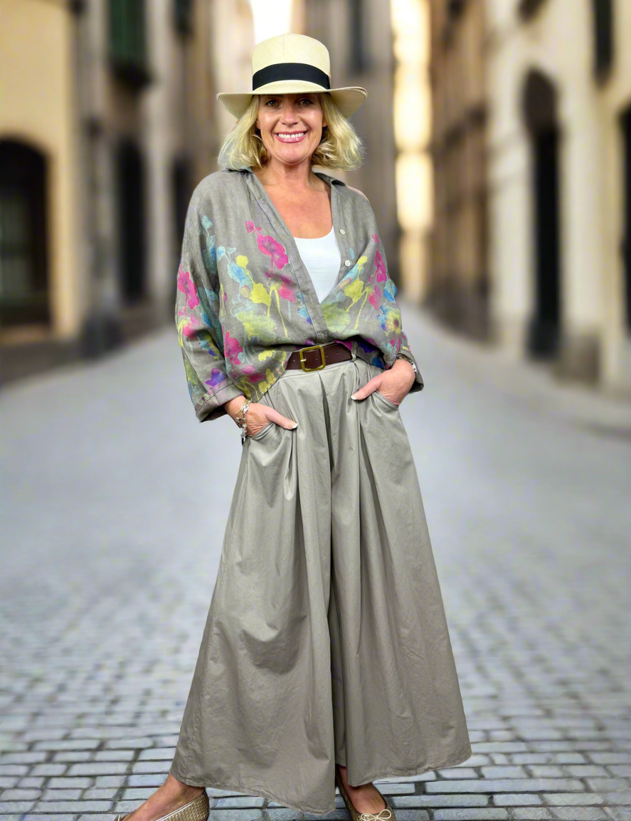 Poplin -  Super Wide Leg Culottes