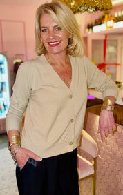 Stella Sparkle Boyfriend Cardigan