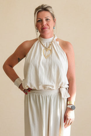 Sammy High neck Baloon Trouser Co-ord