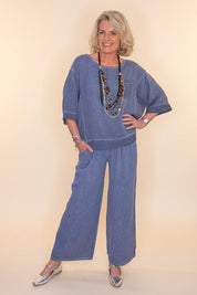 Sorrento Collection - Waffle Pocket Top