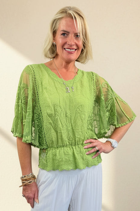 Butterfly Lace Blouse