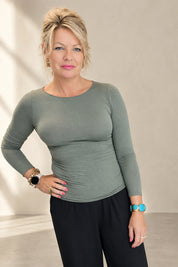 Cashmere Blend Base-Layer - Boat Neck