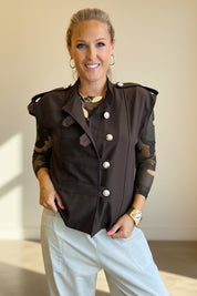 Military Style Waistcoat