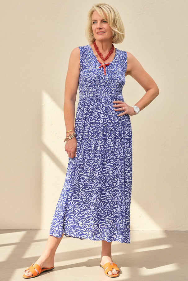 Wave Midi Sundress