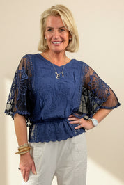 Butterfly Lace Blouse