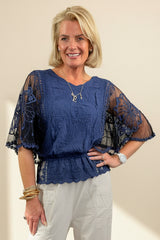 Butterfly Lace Blouse
