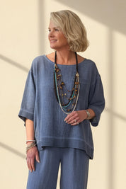 Sorrento Collection - Waffle Pocket Top
