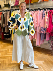 Linen Wide Leg Cullottes