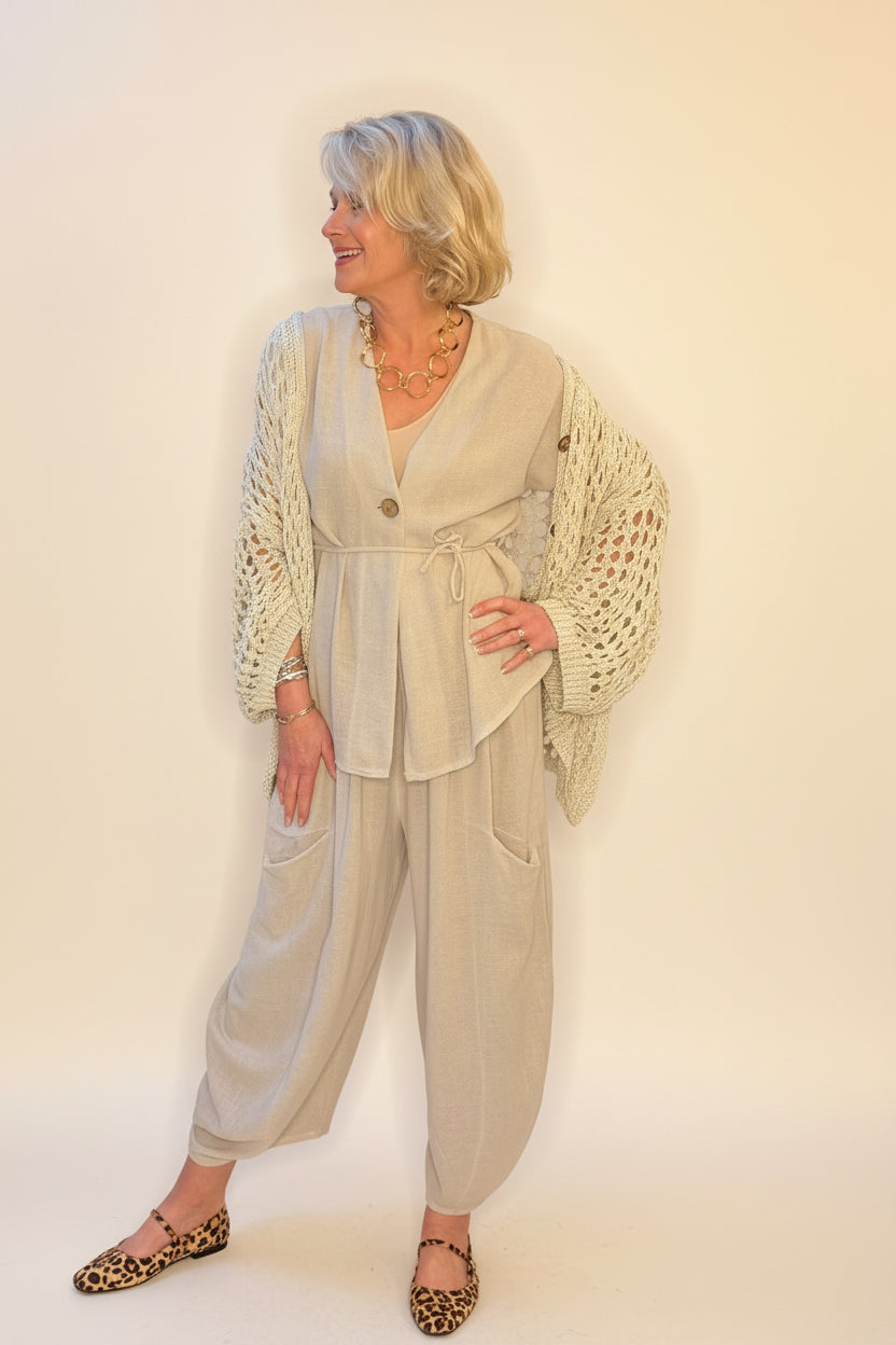 Sorrento Collection - Barell Leg Trousers