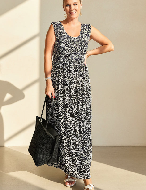 Wave Midi Sundress