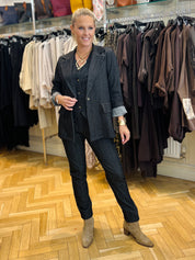 The Pinstripe Edit - Magic Trousers