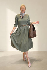 Puff- Ball Cotton Dress