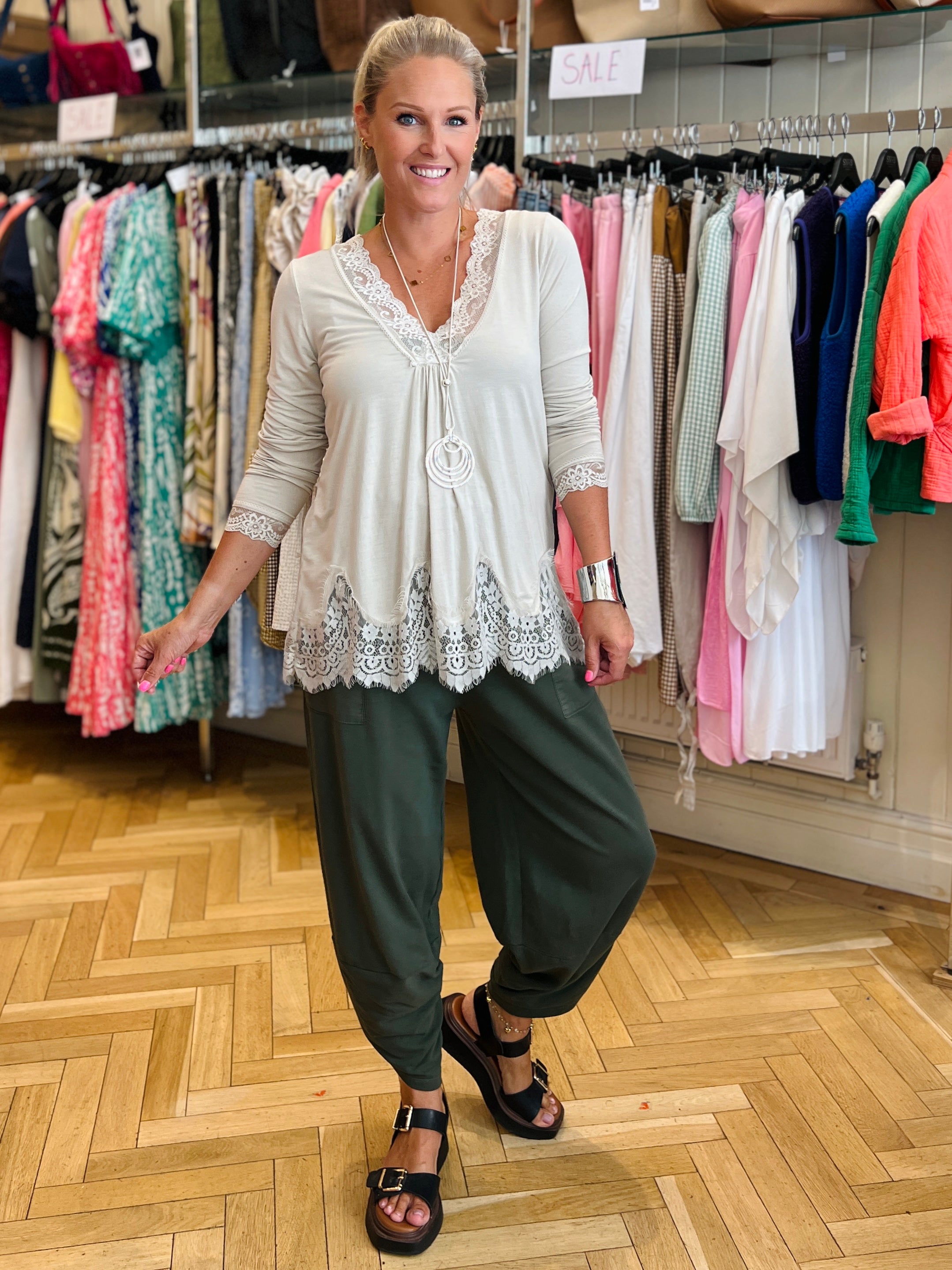 Barrel Leg Sweat-Pants