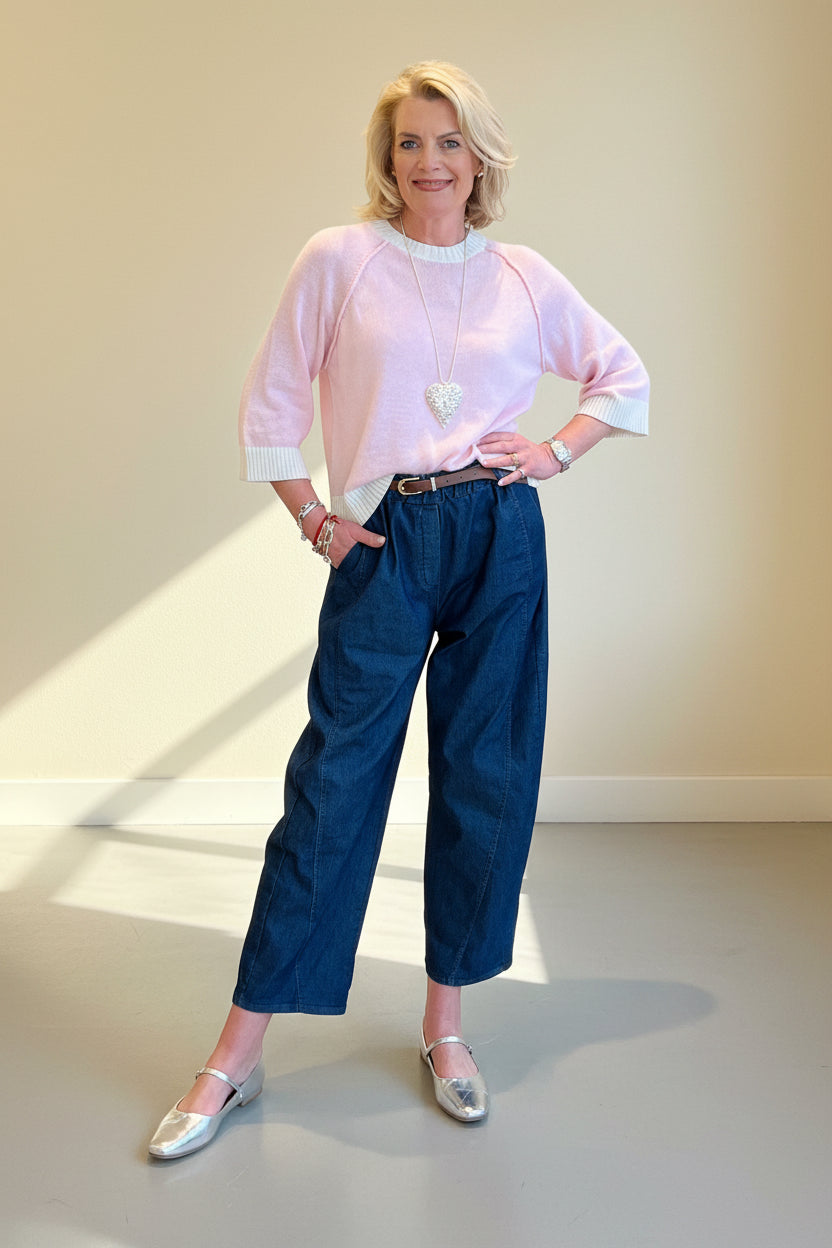 Denim Stretch Cullottes