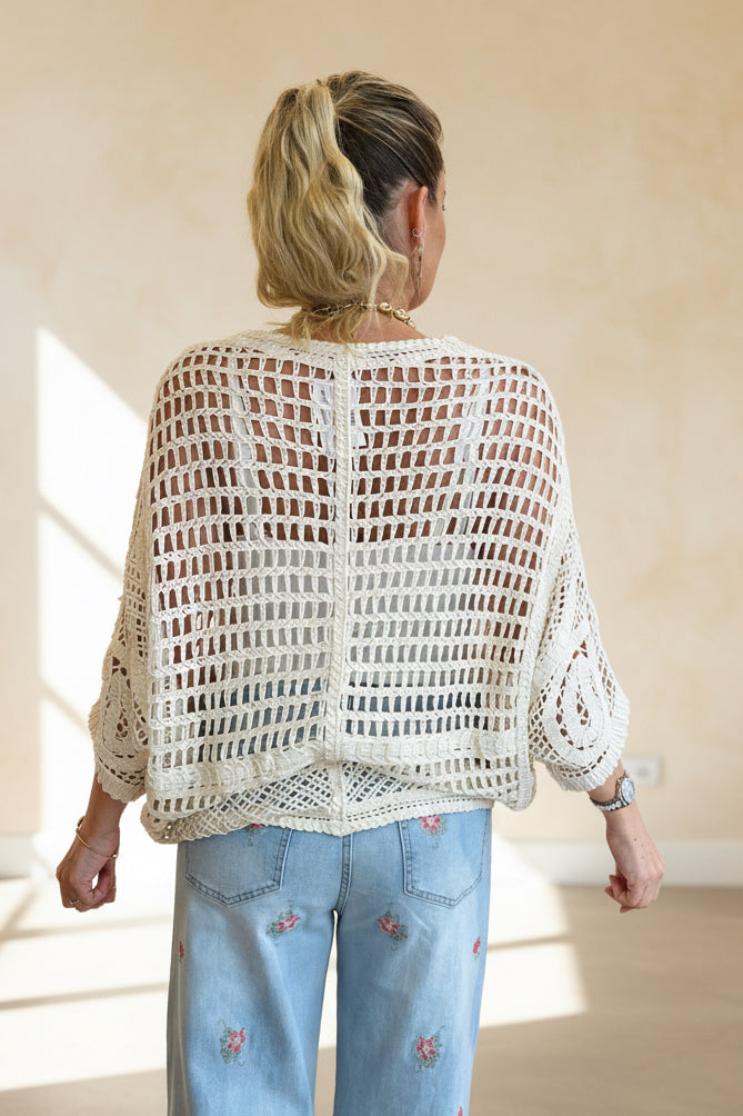 Rea Crochet  Oversized Jacket