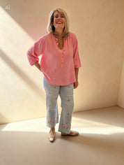 Aida Embroidered  Jeans