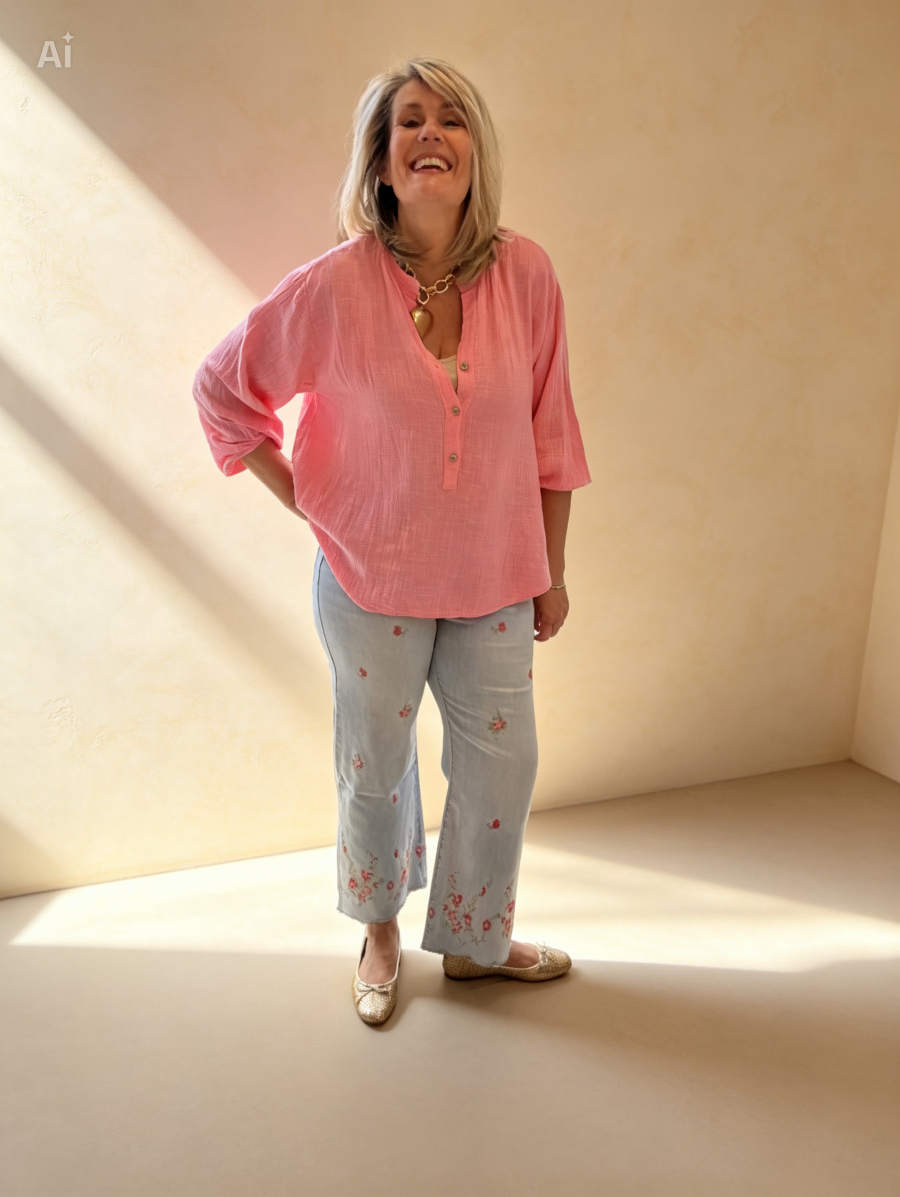 Aida Embroidered  Jeans