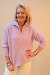 1/4 Zip Soft Knits - Plain