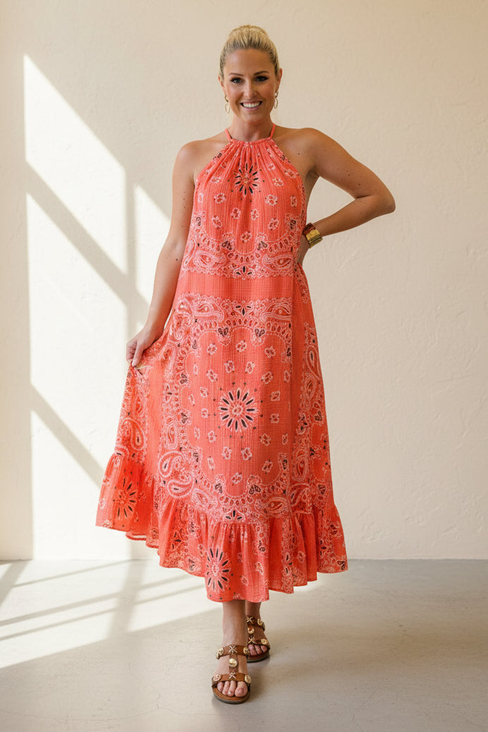 Bandana Maxi Sundress