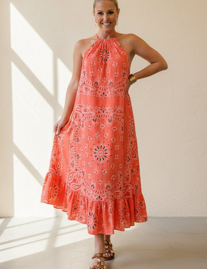 Bandana Maxi Sundress