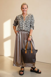 Leopard Print Bomber Jacket
