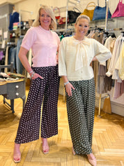 Spotty Palazzo Pants