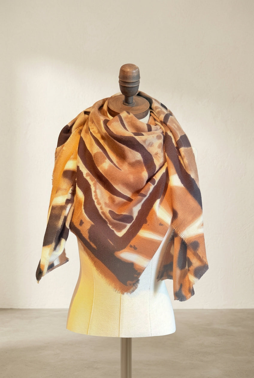 Zebra Square Soft Scarf