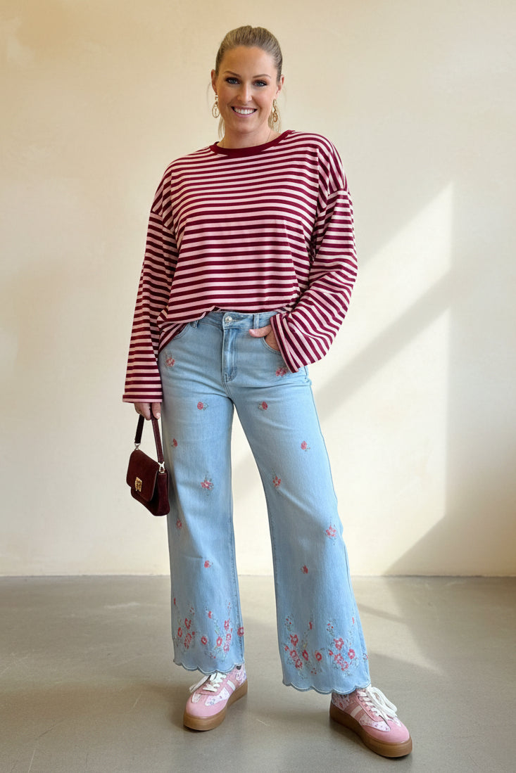 Dolly Mixture Stripe T Shirt