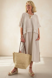 Raffia Woven Shopper