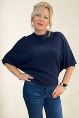 Wide Hem Boxy Batwing