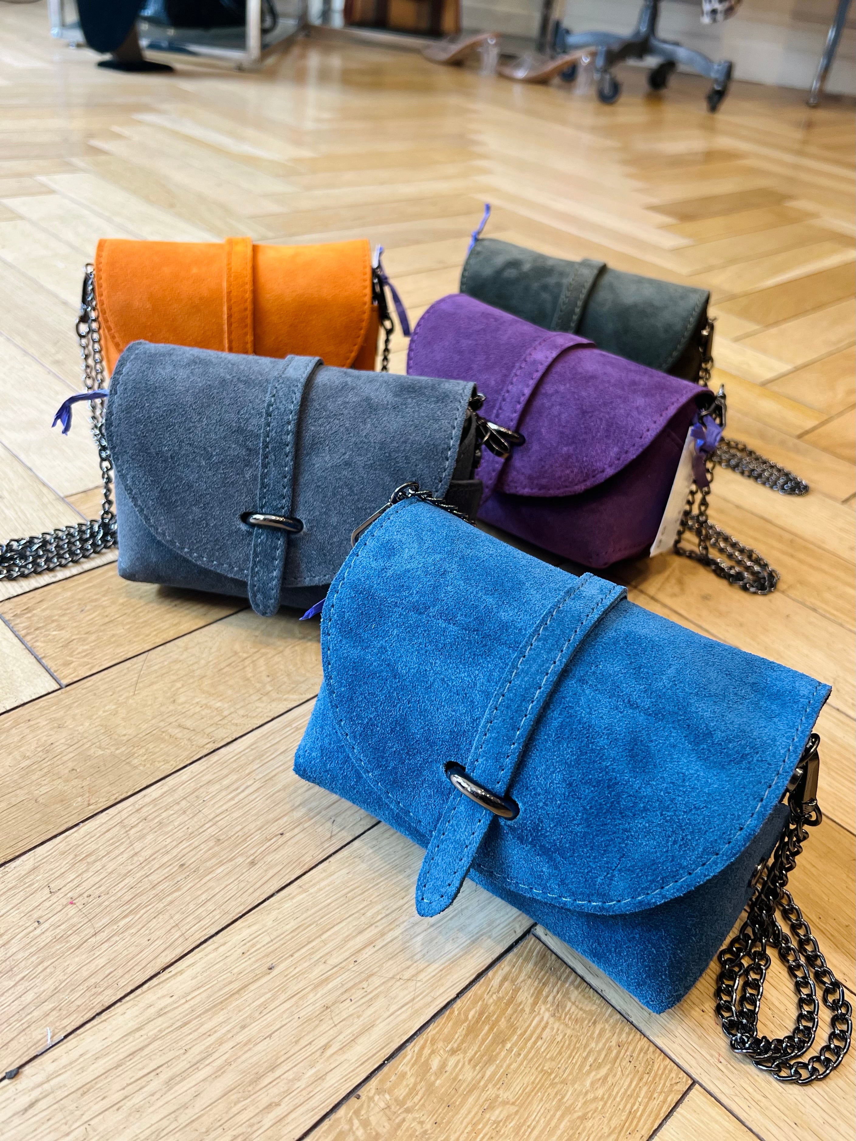 Piccola Italian Bag - Suede