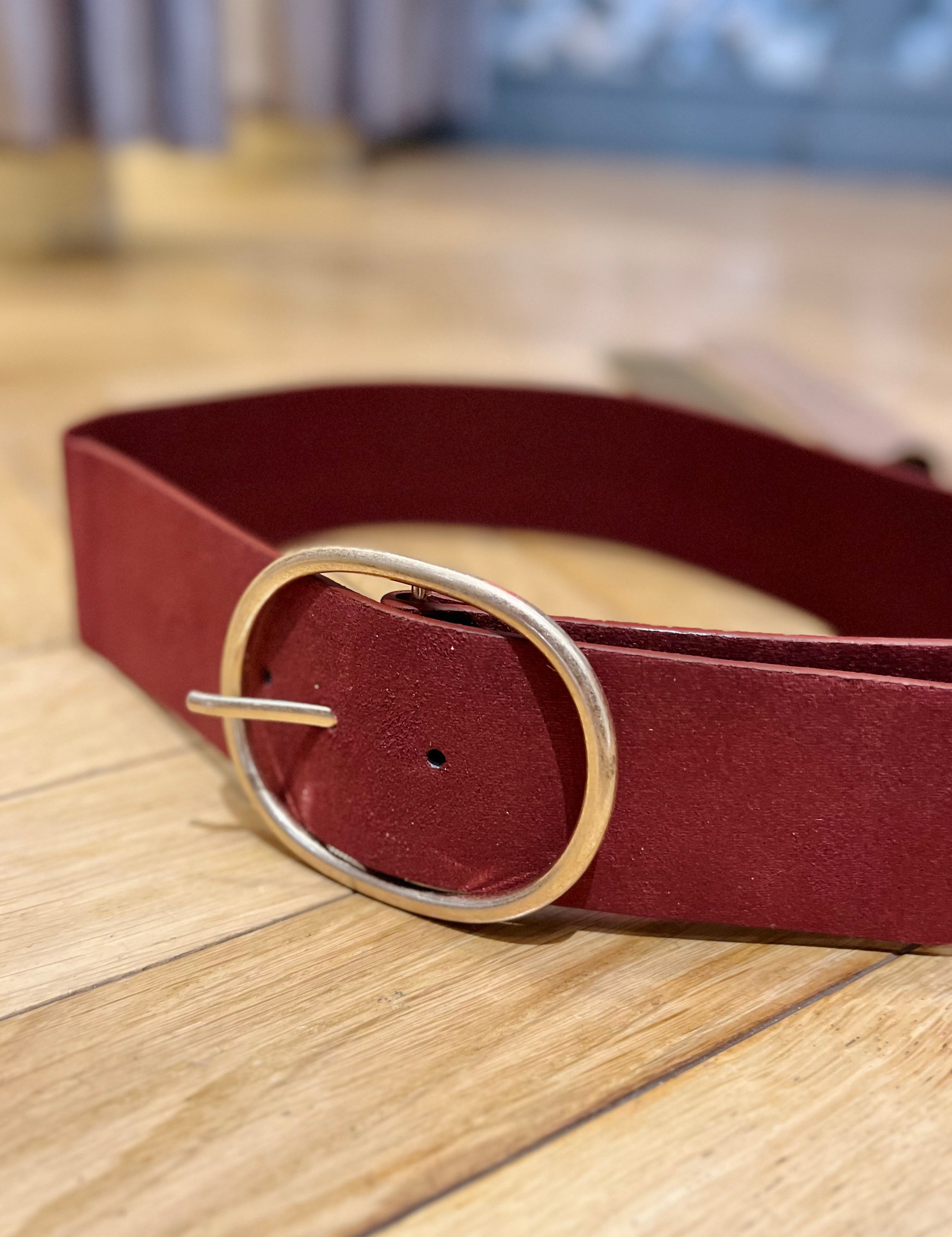 Big Buckle Lustre Stretch Belt