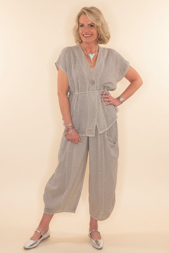 Sorrento Collection - Barell Leg Trousers