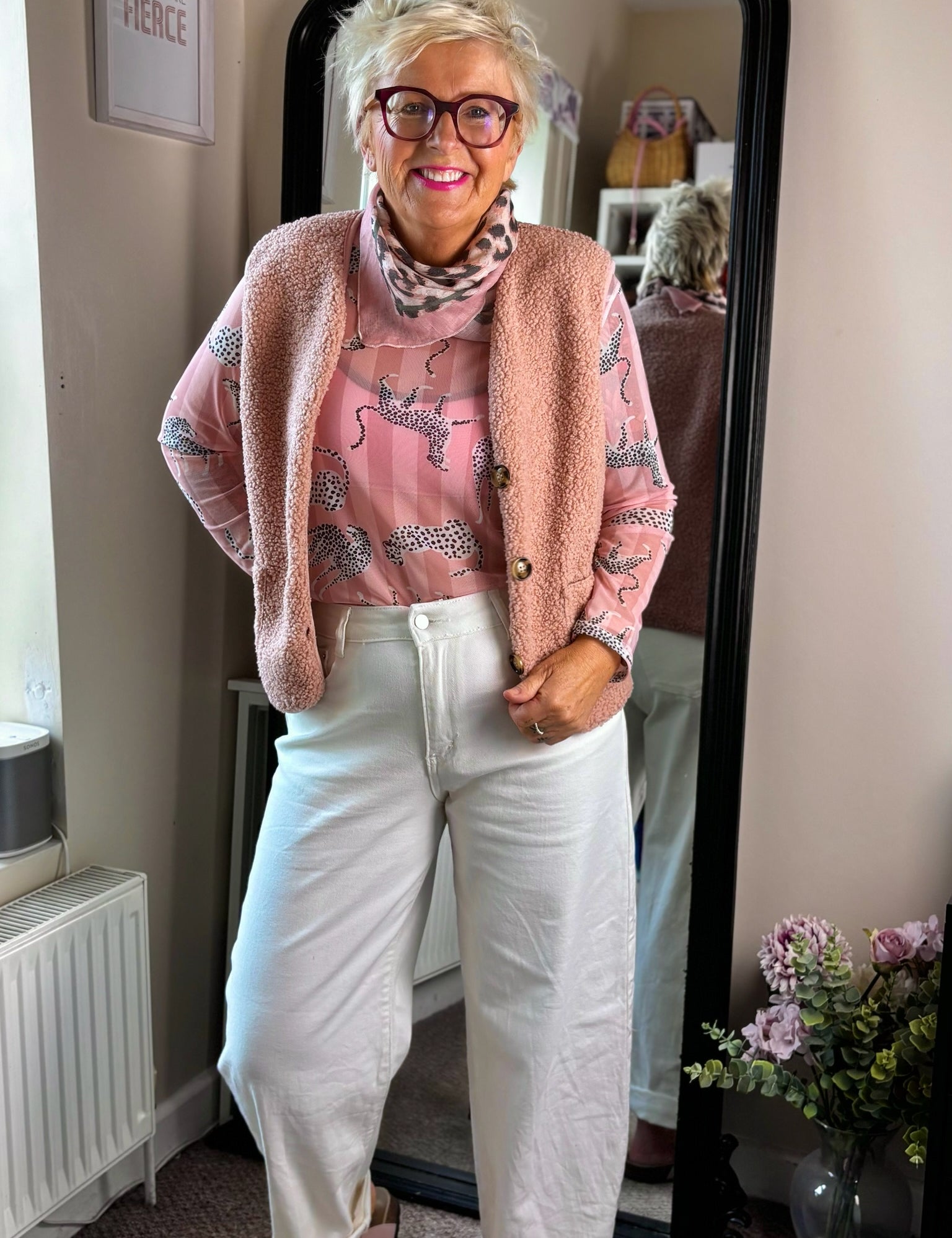 Leona Layering Mesh Top