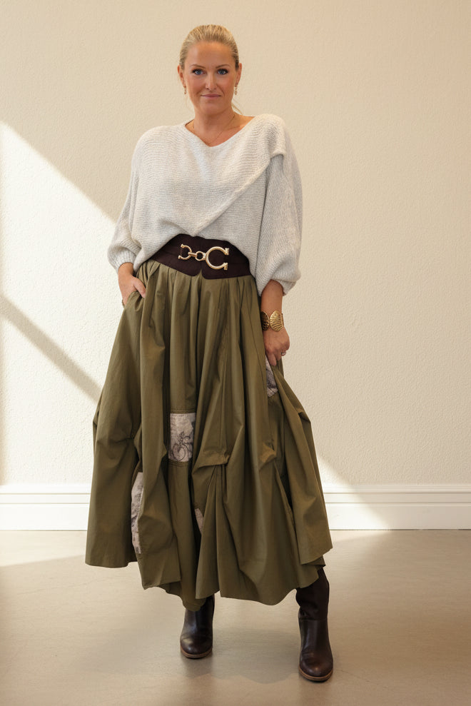 Masie Cross Over Chunky Knit