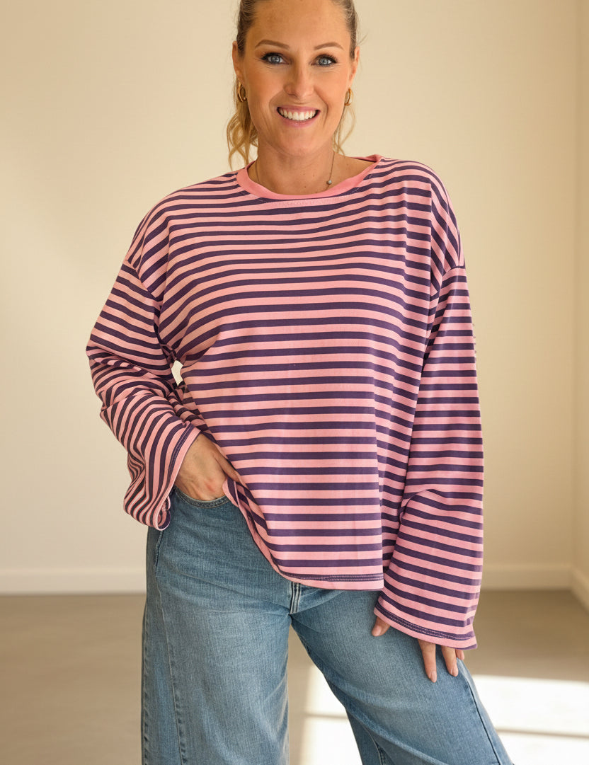 Dolly Mixture Stripe T Shirt