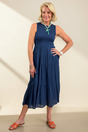 Bethany Shirred Sun Dress