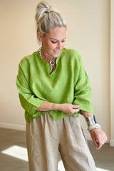 Capri Linen Boxy Shirt