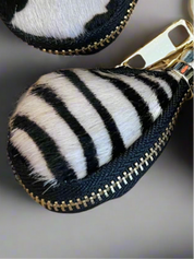Cow Hide Bag Charm/Key Ring