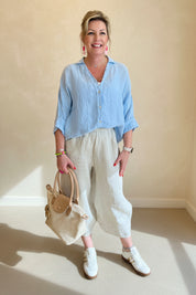 Relaxed Fit Linen Shirt