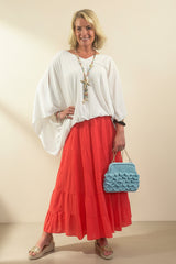 Papillon Cold Shoulder Top