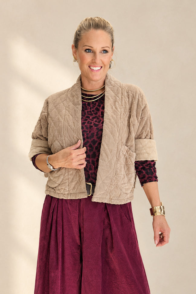 Quilted Corduroy Jacket