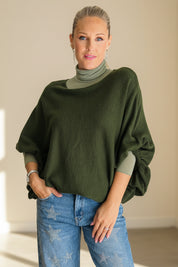 Cashmere Blend Base-Layer- Roll Neck