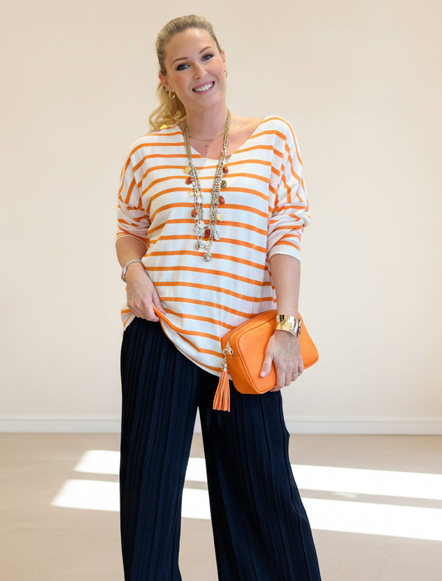 Pleated Palazzo Trousers