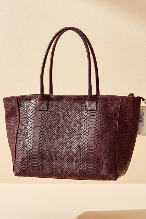 Italian Leather Shopper