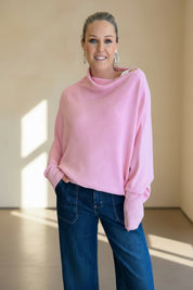 Asymmetric Slouch Italian Soft Knit